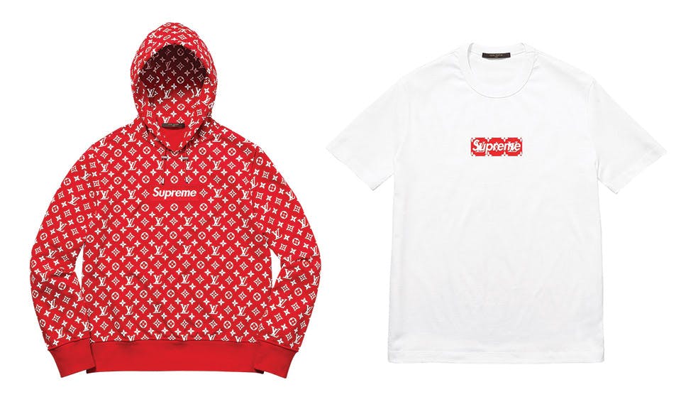 Louis v x supreme shirt clearance